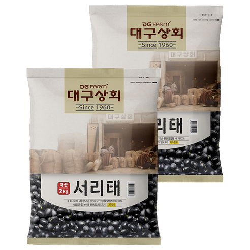 대구상회 서리태, 2kg, 2개