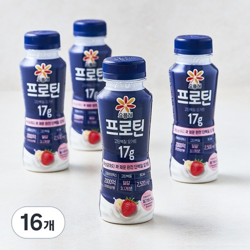 요플레 프로틴 딸기바나나, 210ml, 4개입, 4개