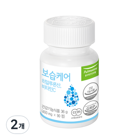 풀무원건강생활 보습케어 히알루론산, 2개, 36g