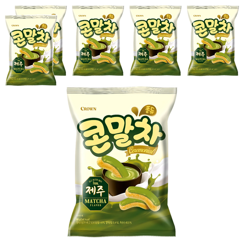 크라운 콘말차, 66g, 6개