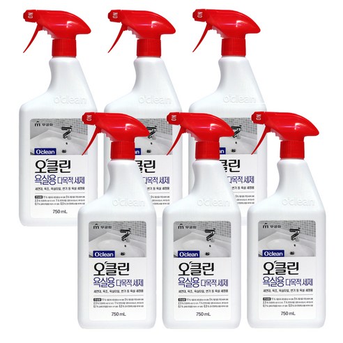 오클린 욕실용 다목적 세제 용기