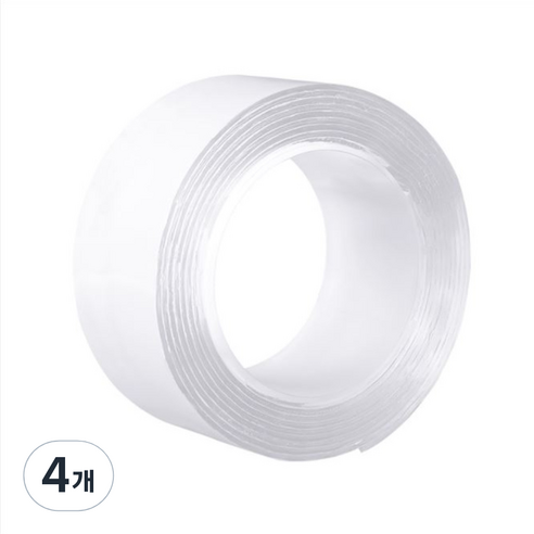 초강력 양면테이프 겔타입 3cm x 3m, 4개