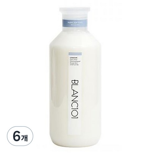블랑101 섬유유연제 시그니처 본품, 1L, 6개