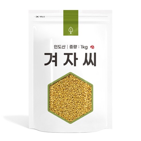 자연초 겨자씨, 1kg, 1개