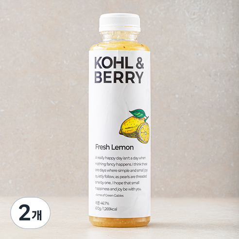 앤베리 kohl 레몬, 610g, 2개