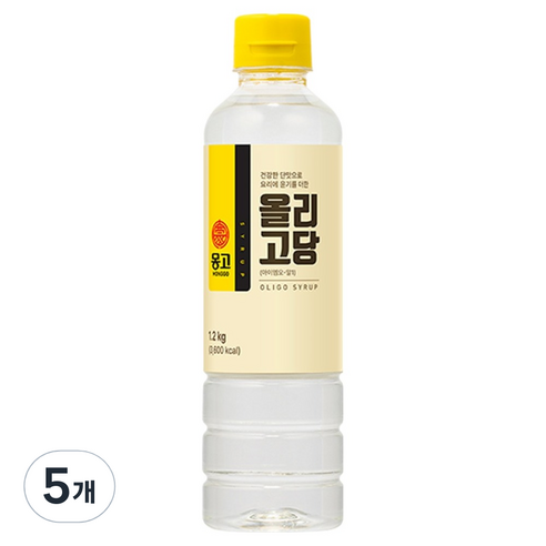 몽고식품 옥수수 올리고당, 1.2kg, 5개