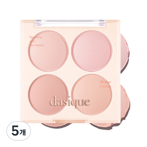 데이지크 블렌딩 무드 치크 16.8g, 09 아몬드 바닐라, 5개