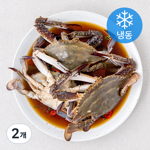 요리할때 간장꽃게장 (냉동), 1kg, 2개