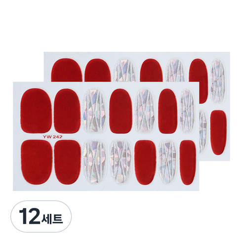 블링블링 네일스티커 걸크러쉬, 024, 12세트