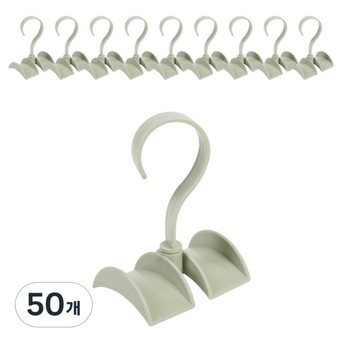 쪼이소 다용도 가방걸이, 그린, 50개