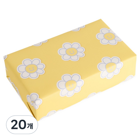 뮤니드 선물 포장지, 20개, 스마일