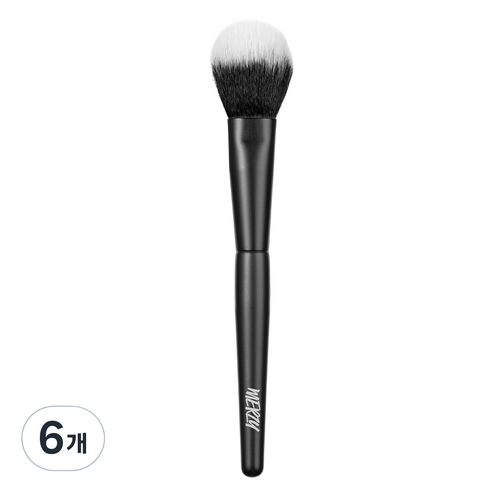 머지 포인트 블러셔 브러쉬, 6개, 혼합색상