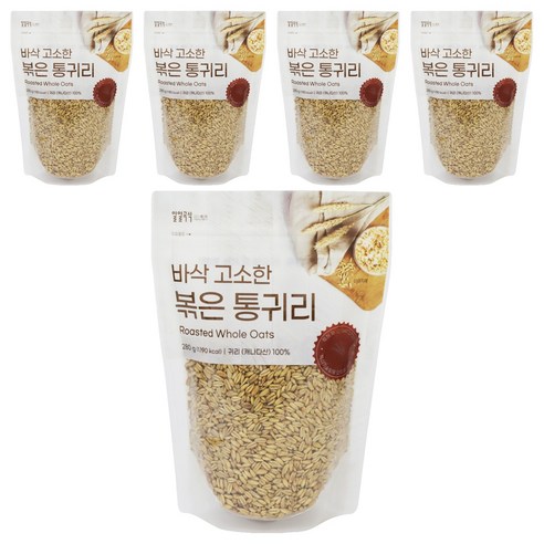 태광선식 바삭 고소한 볶은 통귀리, 280g, 5개