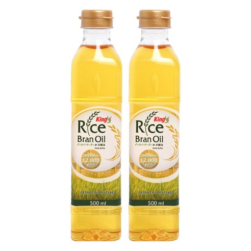 킹라이스오일 현미유, 500ml, 2개