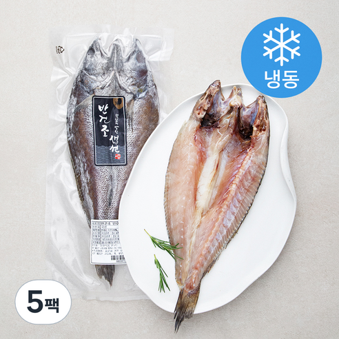 국산 반건조 민어 (냉동), 5팩, 230g