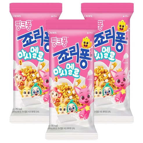 죠리퐁 핑크퐁 마시멜로, 3개, 59g