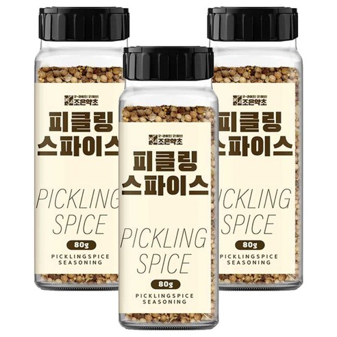 조은약초 피클링 스파이스, 80g, 3개