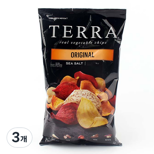 테라 오리지널 베지터블칩스, 141g, 3개