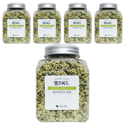 바른건강 햄프씨드, 200g, 5개
