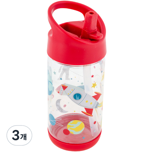 스테판조셉 유아용 빨대컵 280ml, 스페이스, 3개