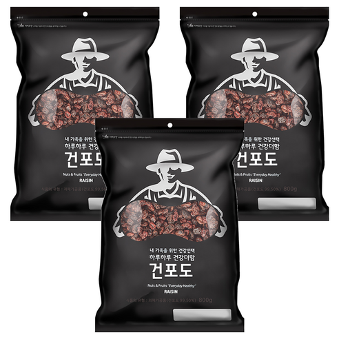 넛츠팜 건포도, 800g, 3개