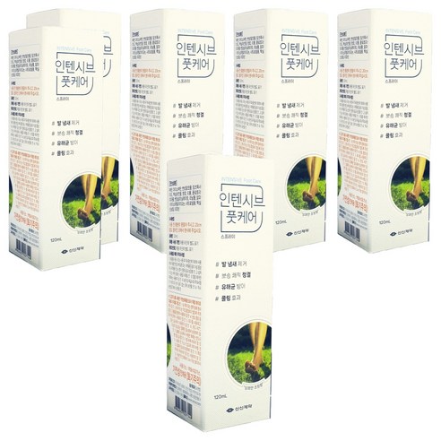 신신제약 발냄새제거 인텐시브 풋케어 스프레이 120ml, 1개입, 6개