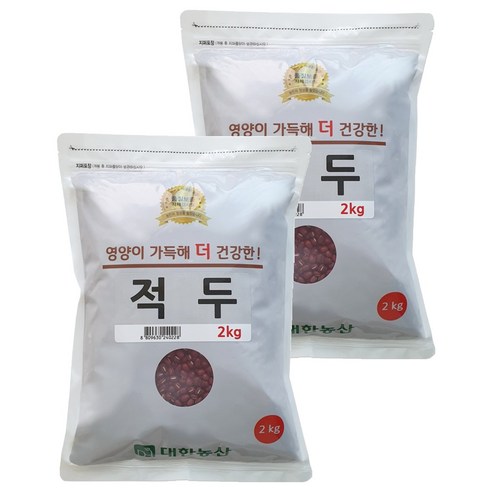 대한농산 적두 팥, 2kg, 2개