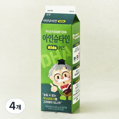 남양유업 아인슈타인 키즈, 900ml, 4개