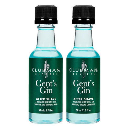 클럽맨리저브 젠트 진 에프터쉐이브, 50ml, 2개