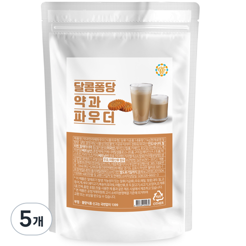 달콤퐁당 약과 파우더 1kg, 1개입, 5개