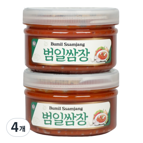 범일 쌈장, 250g, 4개