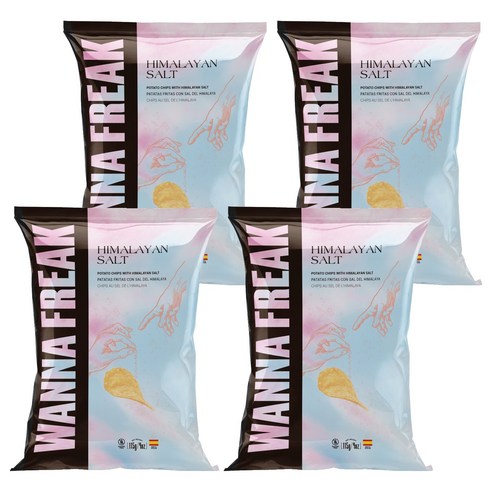 워너프릭 히말라얀 솔트 감자칩, 115g, 4개