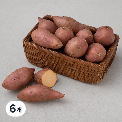 국내산 한입 호박고구마, 1.5kg, 6개