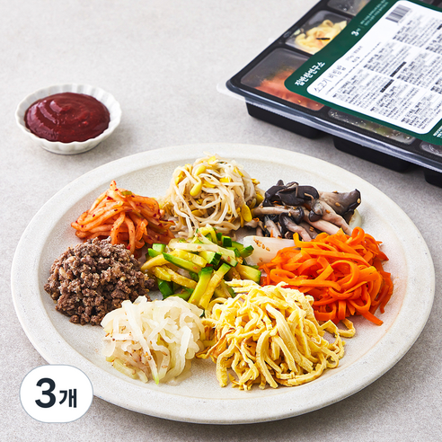 집반찬연구소 소고기 비빔밥, 370g, 3개