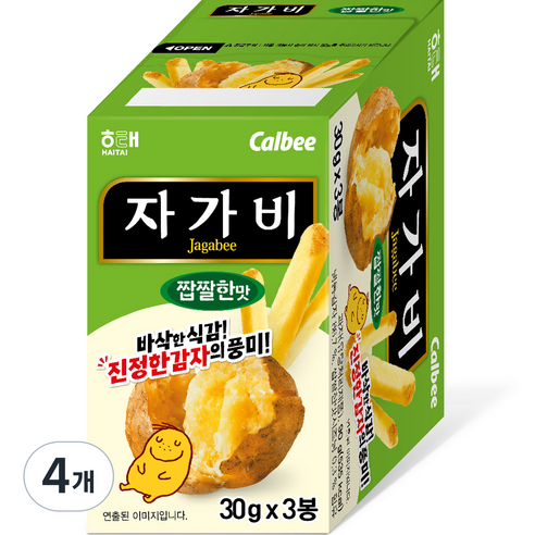 자가비 짭짤한 맛 3p, 90g, 1개