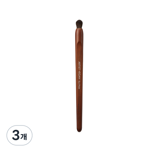 투쿨포스쿨 아티스트 비건 아이 포인트 브러쉬, 혼합색상, 3개