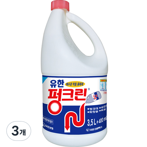 유한양행 유한 펑크린 2L, 3.9L, 3개