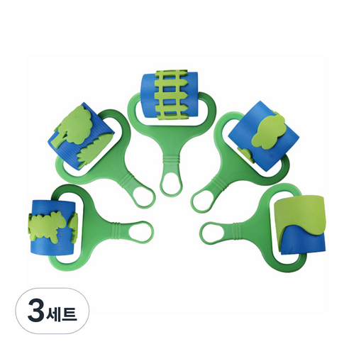 EVA 대형 롤러 5종 세트, 자연 랜덤발송, 3세트