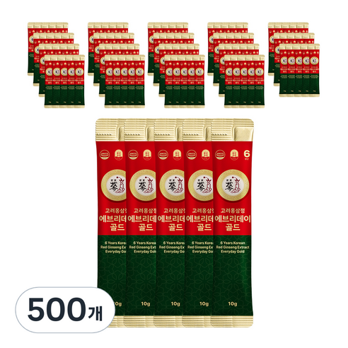 풍년보감 고려홍삼정 에브리데이 골드 홍삼스틱, 10g, 500개