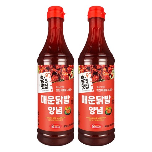 움트리 움쉐프의 매운닭발 양념, 950g, 2개