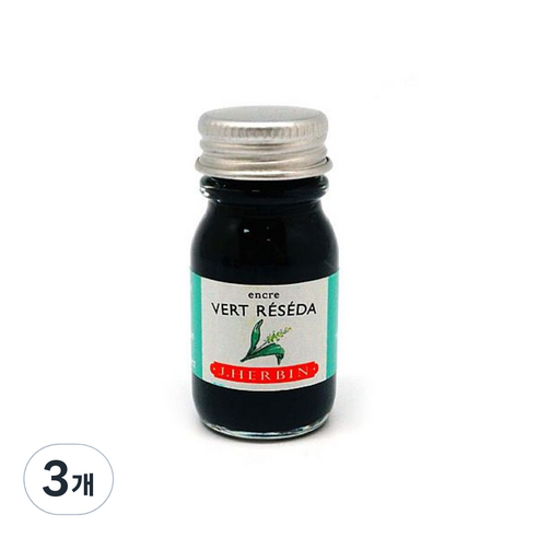 제이허빈 미니잉크10ml, 38 베르레제다 에메랄드그린, 3개