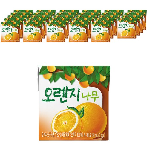 서울우유 오렌지나무 주스, 150ml, 72팩