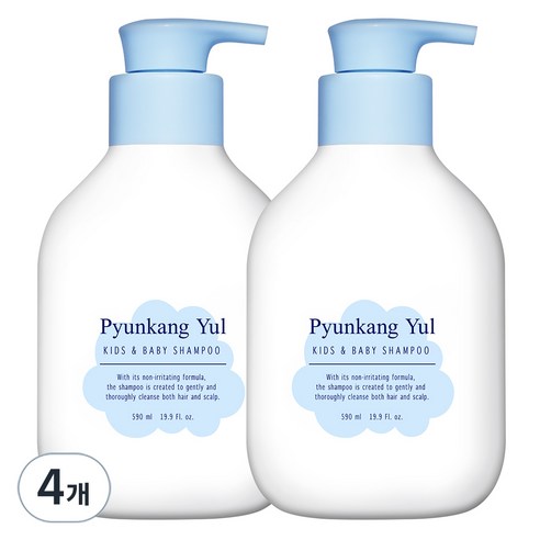 편강율 키즈 앤 베이비 샴푸 스위트허브, 590ml, 4개