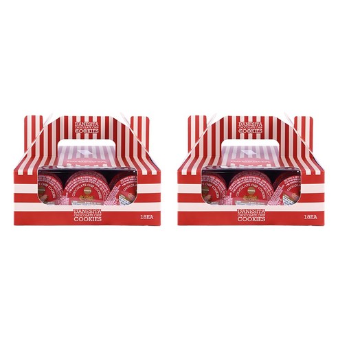 다네시타 댄케이크 초콜릿칩 쿠키 싱글서브, 360g, 2개