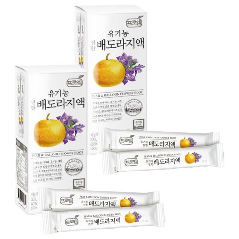 프로엠 유기농 진한 배도라지액 스틱, 10ml