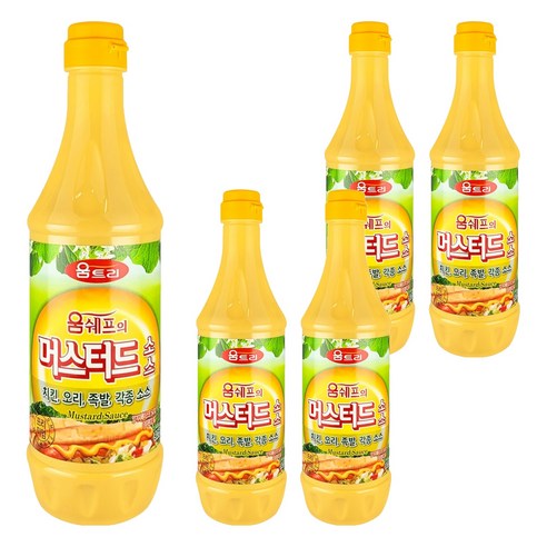 움트리 머스터드소스, 925g, 5개