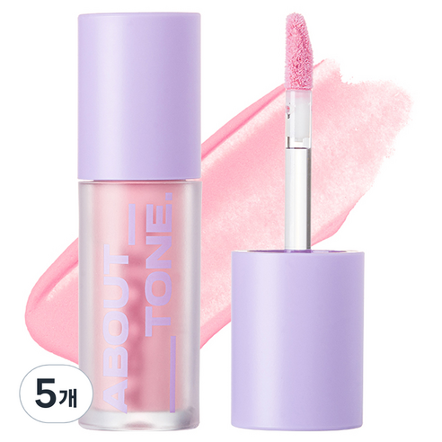 어바웃톤 플러피 에어 블러셔 4g, 02 쿨썸머핑크, 5개