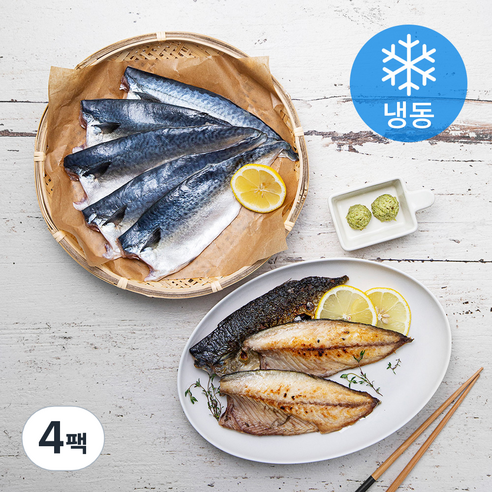 안동 간고등어 순살 (냉동), 400g, 4팩