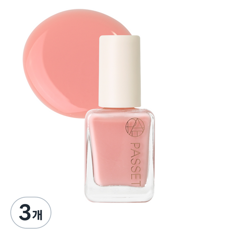 파셋 셀럽 네일컬러 폴리쉬 매니큐어 7ml, 05 밀키핑크, 3개