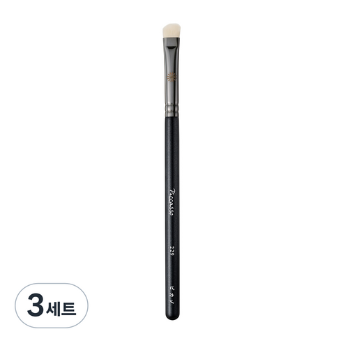 피카소 229 아이섀도우 브러쉬, 혼합색상, 3세트